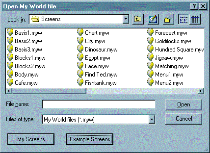 dialog box